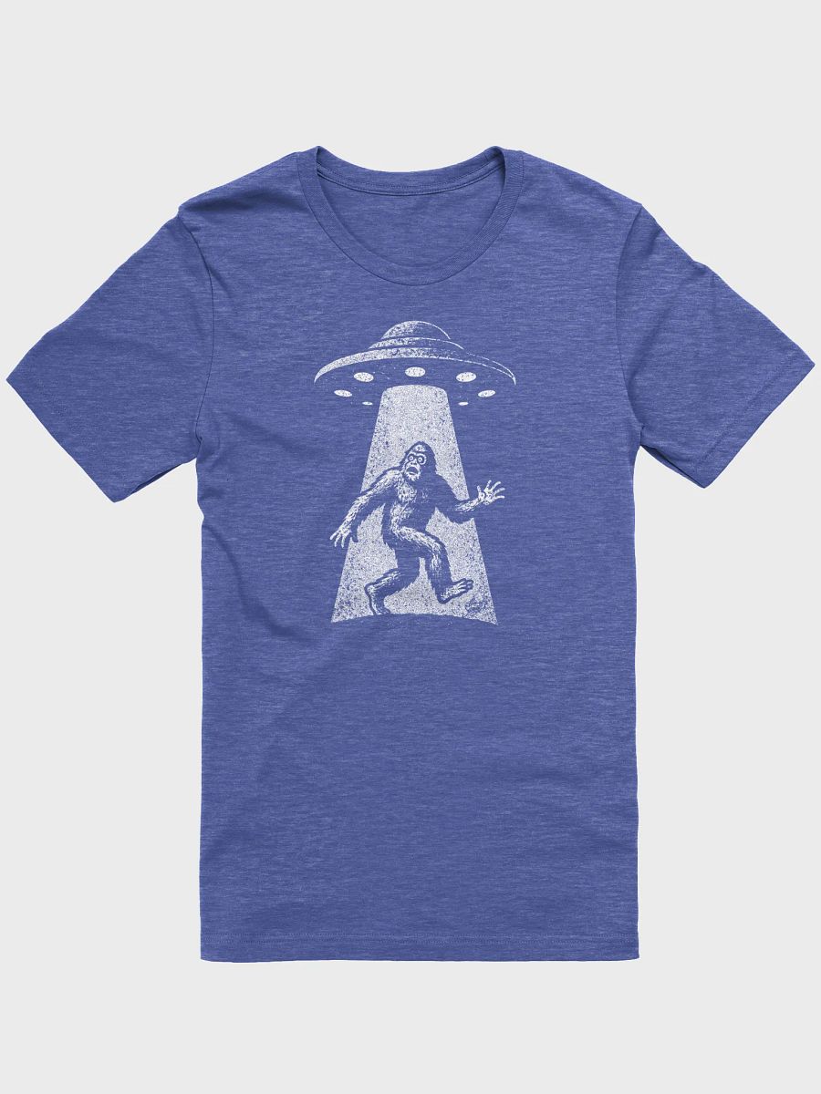 Bigfoot Abduction: Midnight Ufo Beaming up Bigfoot Tee (Version III) product image (2)