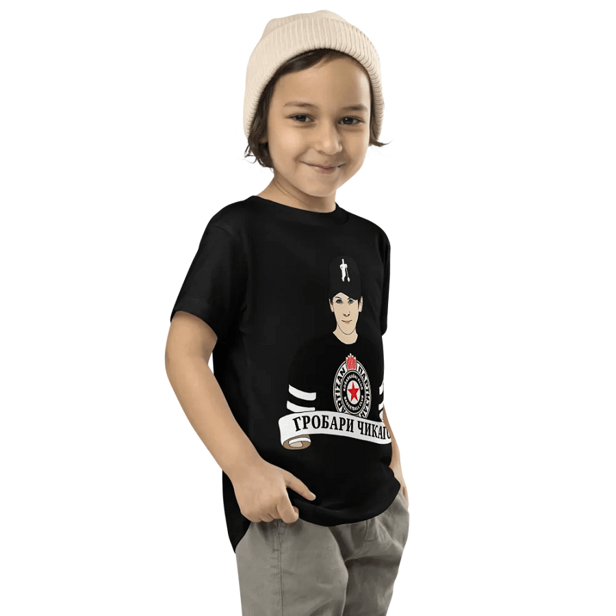 Grobari Čikago KK Partizan Bella+Canvas Toddler T-Shirt product image (3)