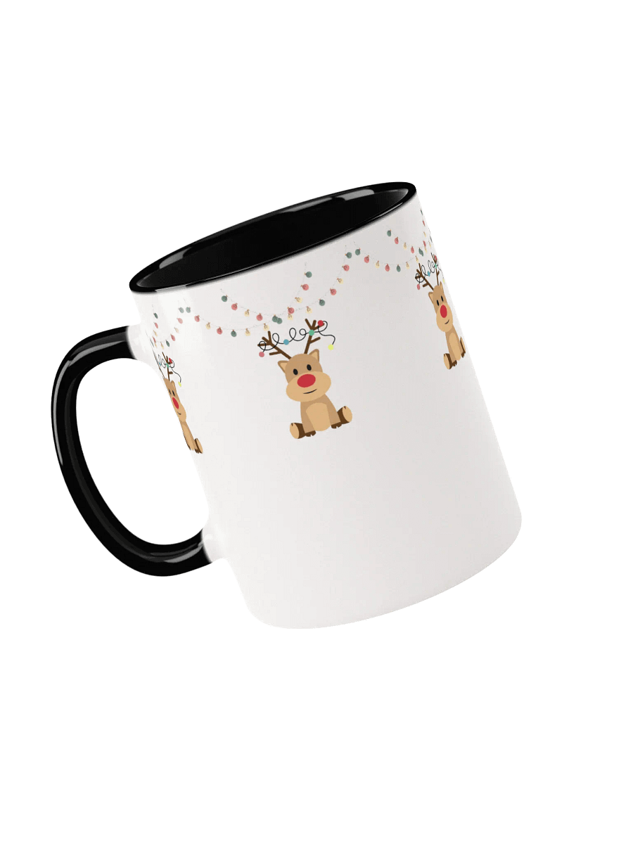 Festive Reindeer Lights Ceramic Mug product image (4)