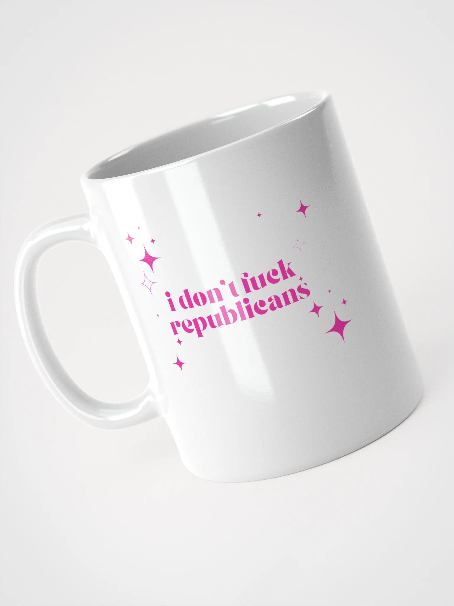 I don't fuck republicans mug product image (2)