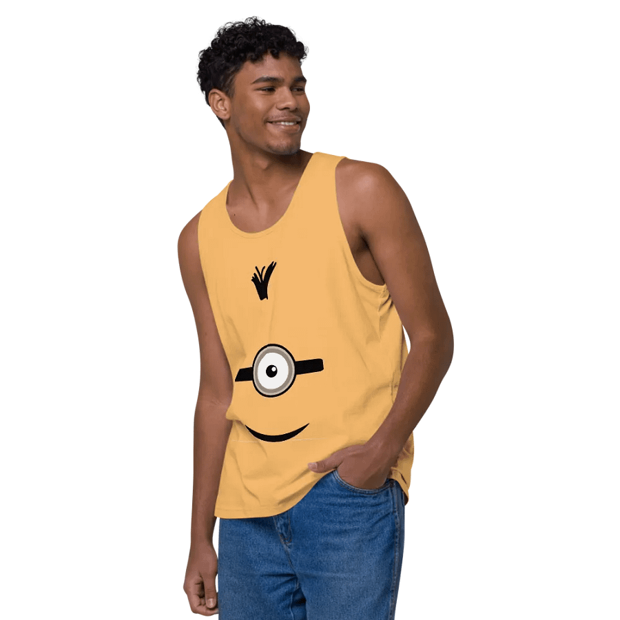 Minions Face Tank Top product image (8)