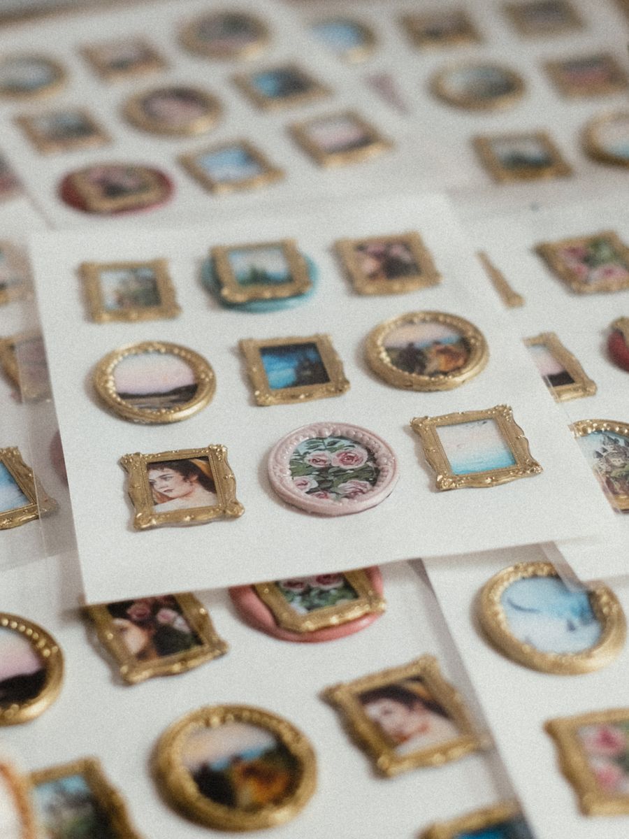 Handmade Sticker Gallery Sheet- Pack of 9 product image (3)