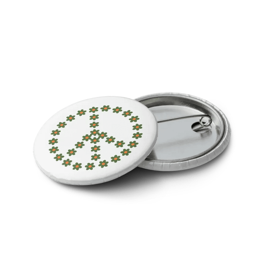Peaceful Petals Pin Buttons Set product image (12)