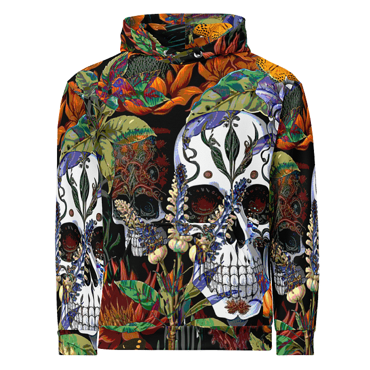 Fiesta de los Ancestros (Festival of the Ancestors) Eco-Friendly Canvas Hoodie product image (1)
