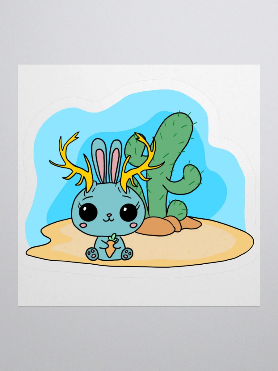 El Jefe the Jackalope Cryptikids Sticker product image (1)
