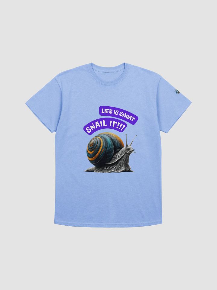 Colorful Snail Life is Short T-Shirt product image (1)