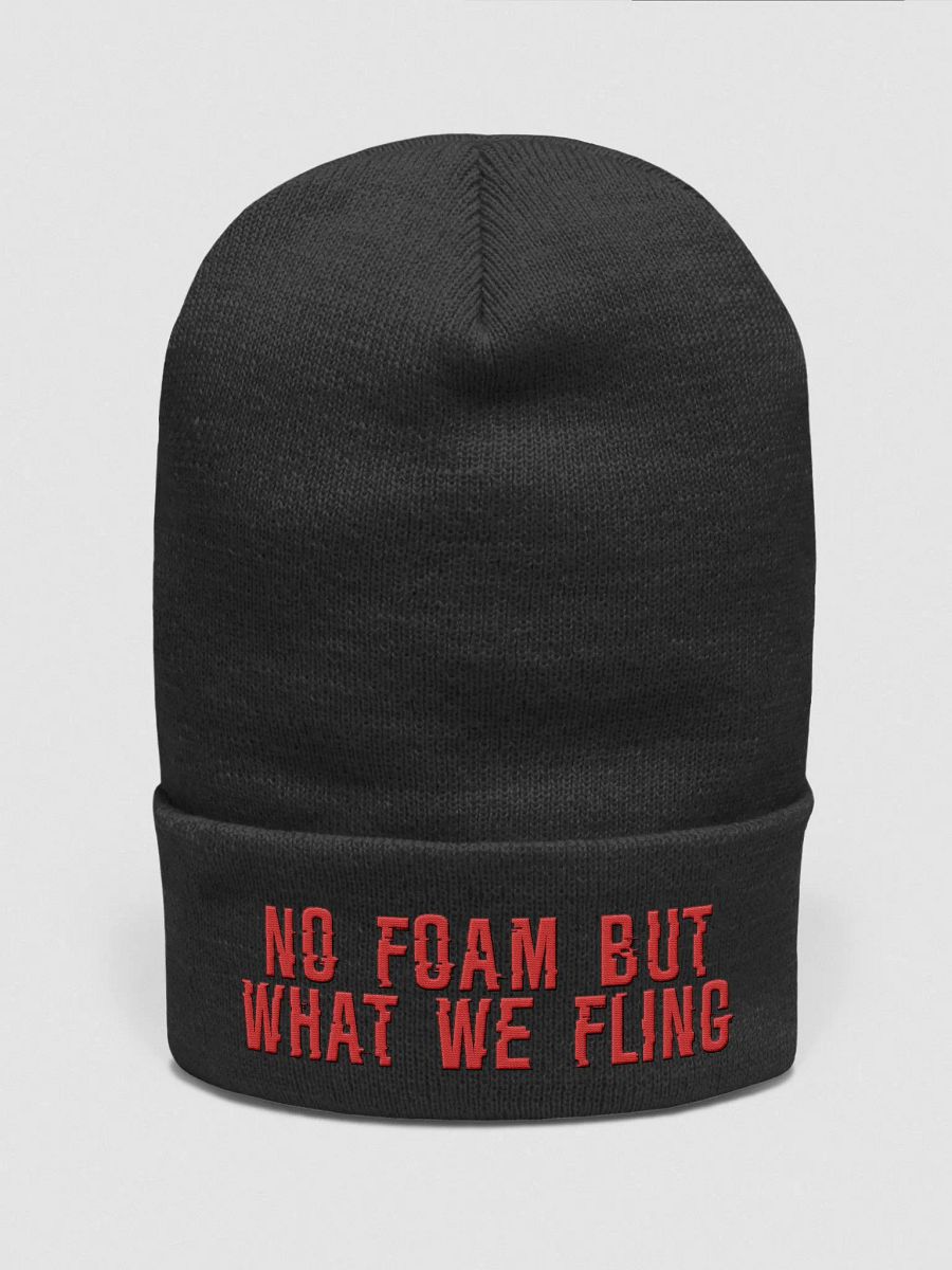 No Foam But What We Fling Beanie product image (1)
