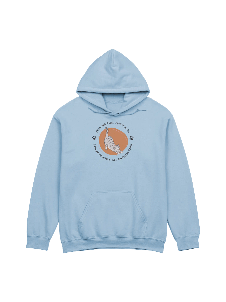 "Zen Cat Stretch Hoodie: Yoga Inspiration" product image (1)