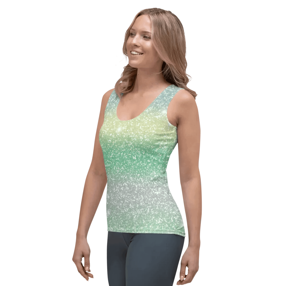 Glitter Unicorn Texture Design Tank Top (11) product image (5)