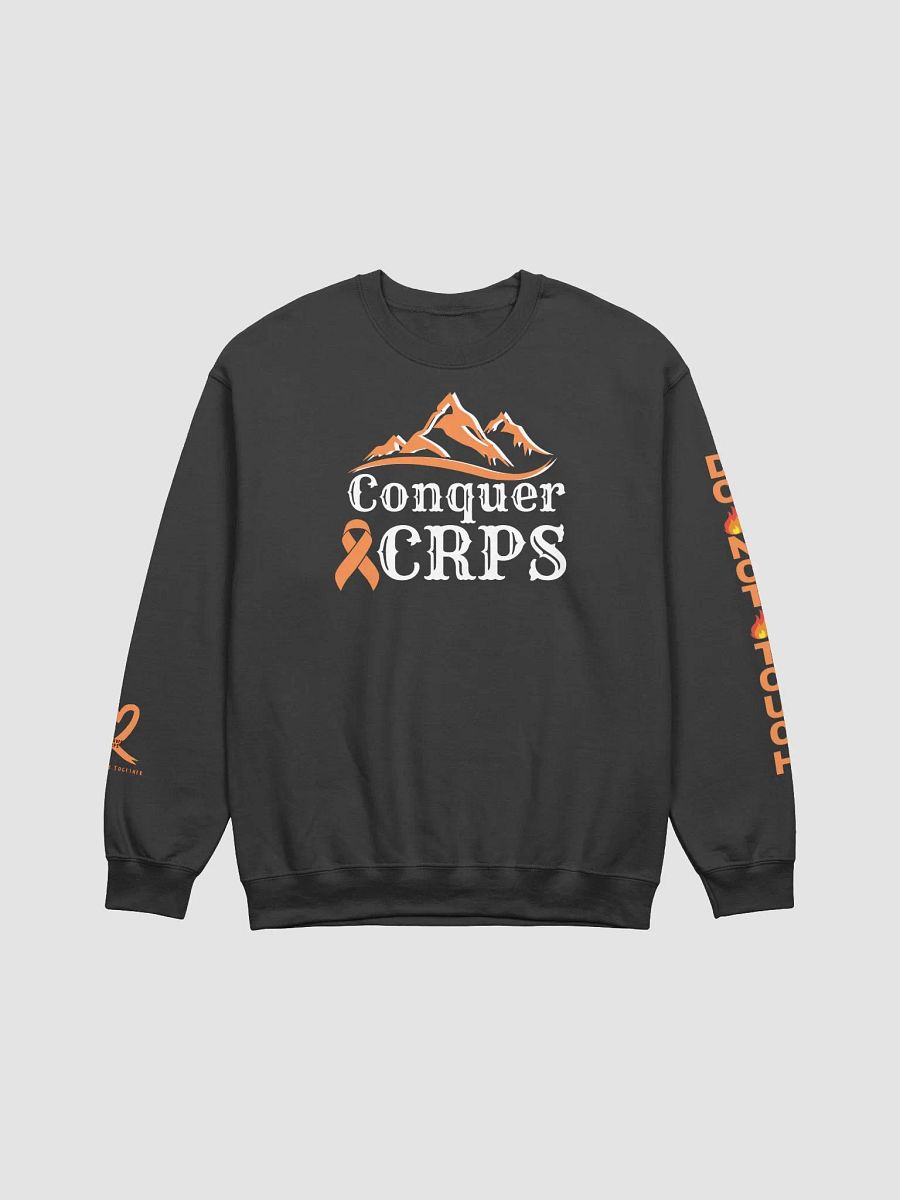 OFFICIAL Conquer CRPS Do Not Touch LEFT Arm Crewneck Sweatshirt (Unisex) product image (1)