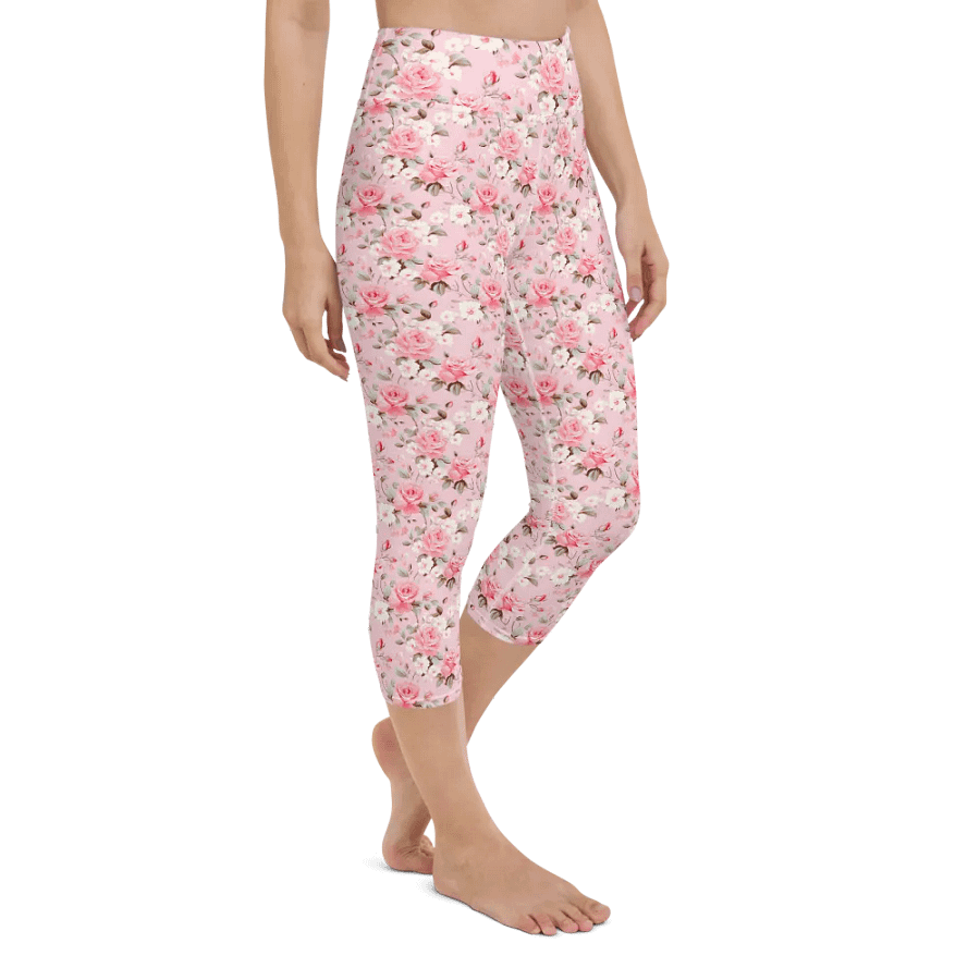 Cherry Blossoms Bliss Capri Leggings product image (5)