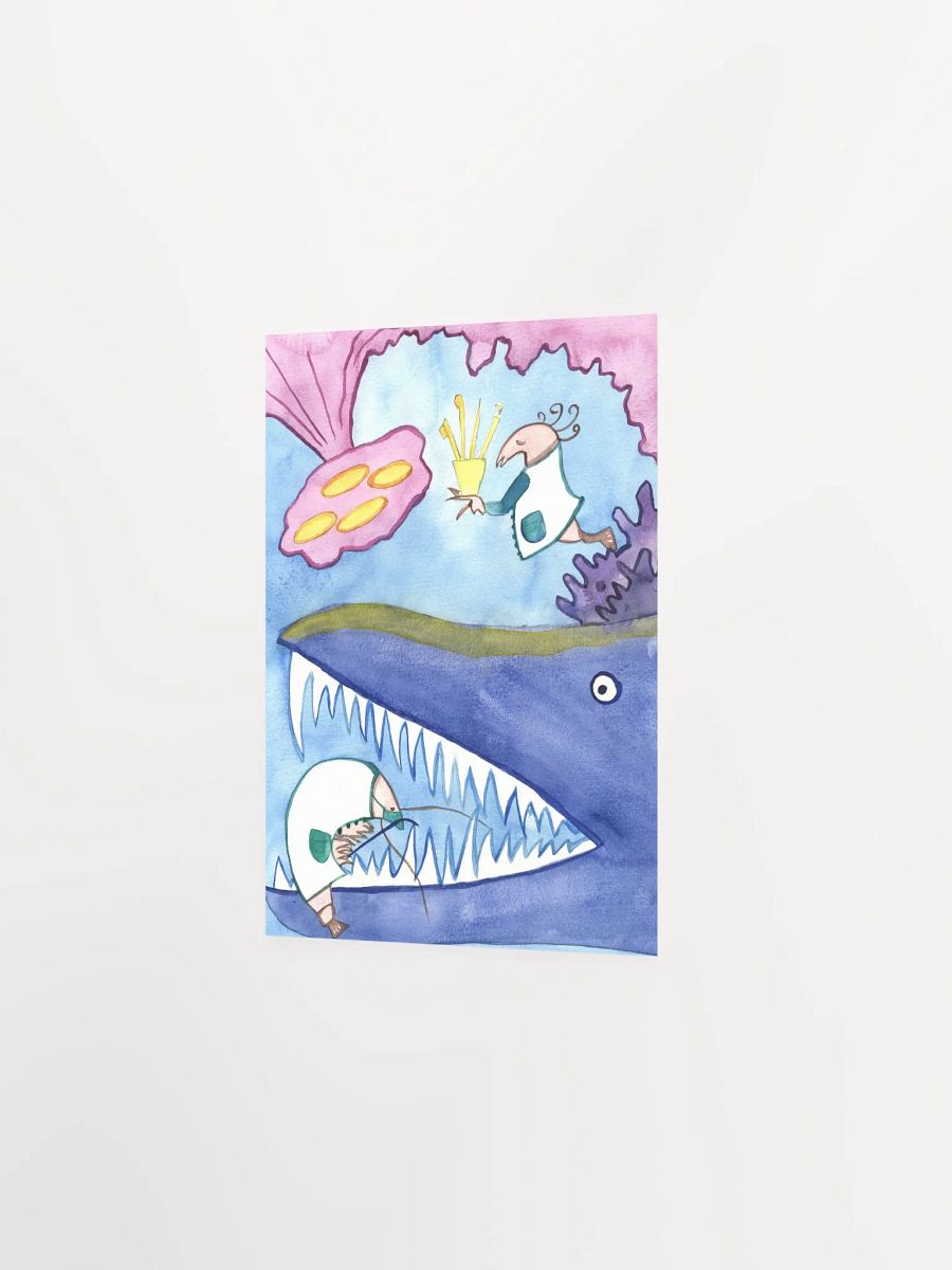 Shrimp Dentist Art Print product image (7)