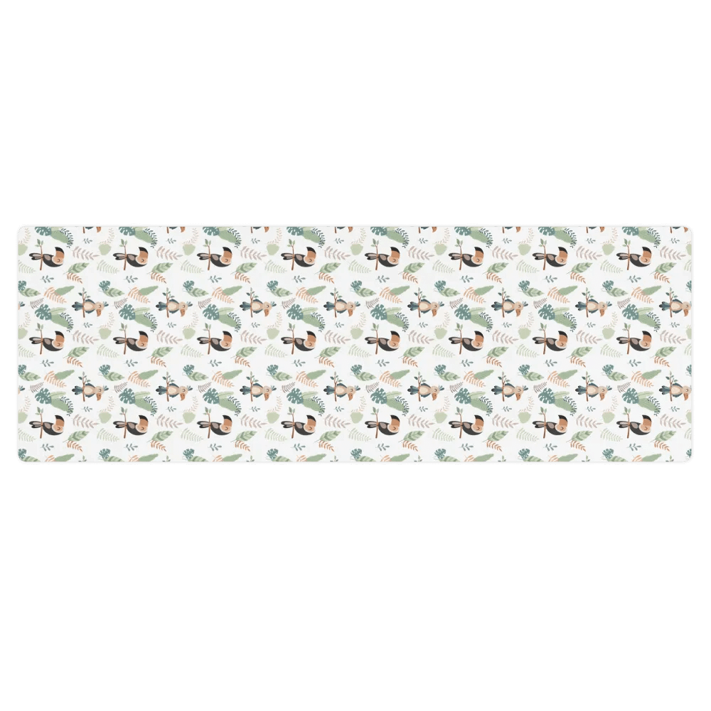 Cute Birds in a Jungle Yoga Mat by Treasure Pie product image (1)