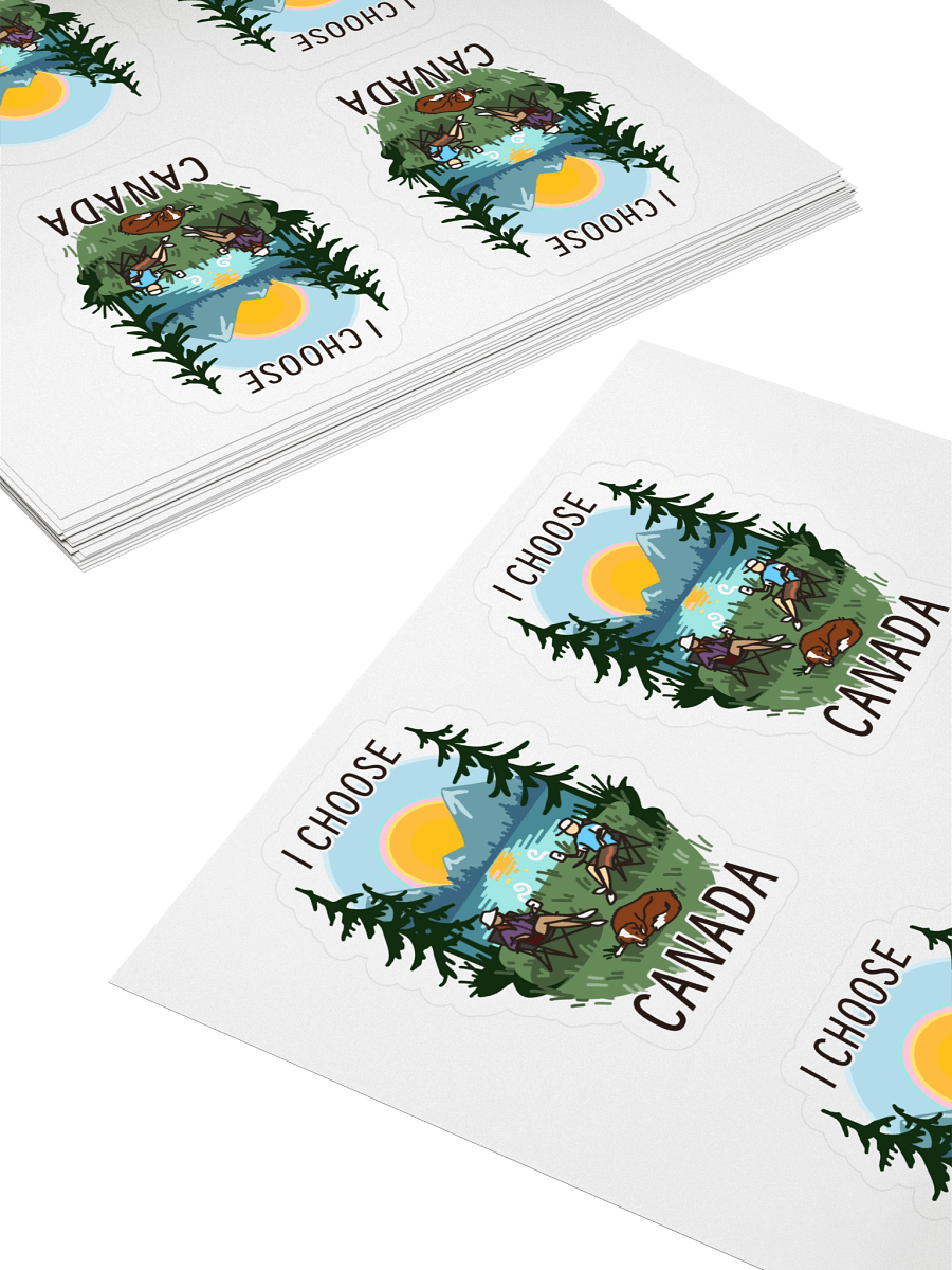 I CHOOSE CANADA landscape stickers by Claus Kellerman POV product image (4)