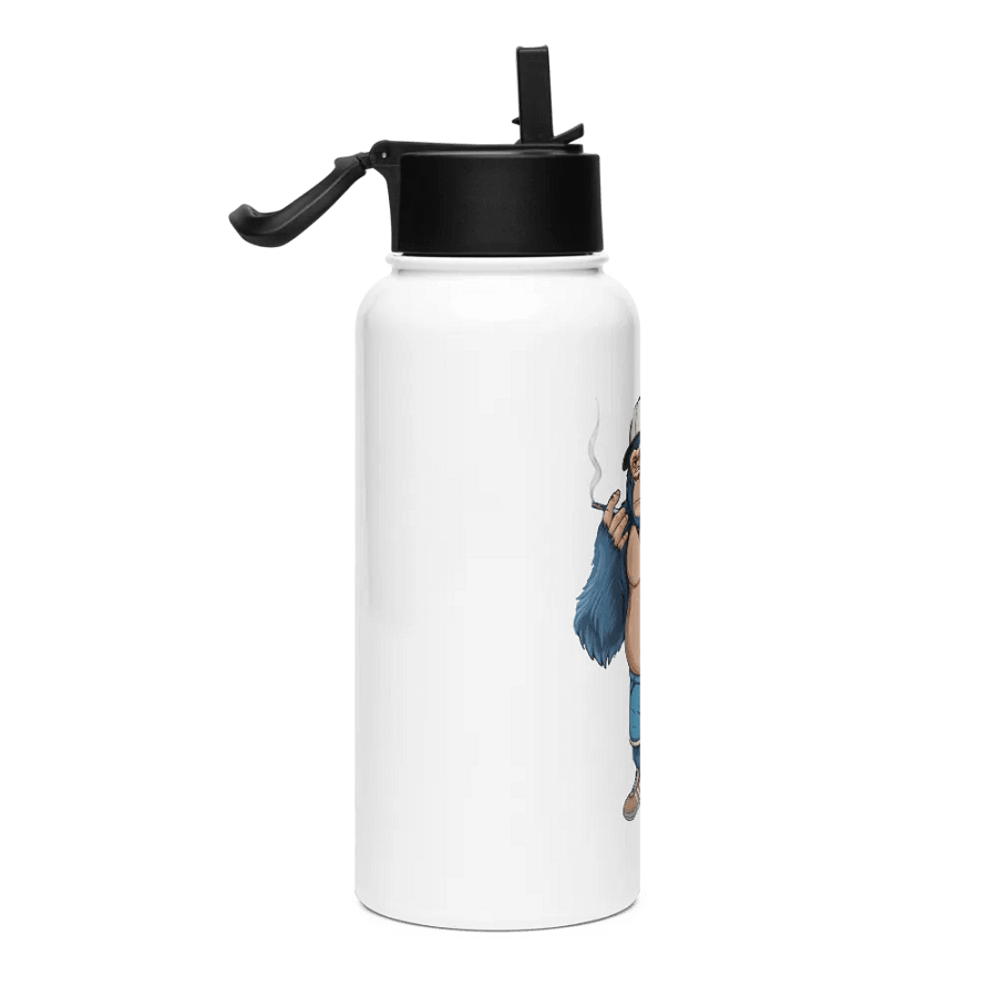 Blue Gorilla Stainless Steel Water Bottle with a Straw Lid product image (4)
