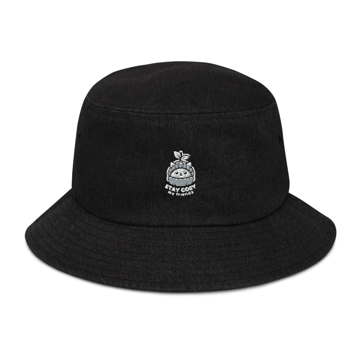 Stay Cosy, My Friends Denim Bucket Hat product image (1)