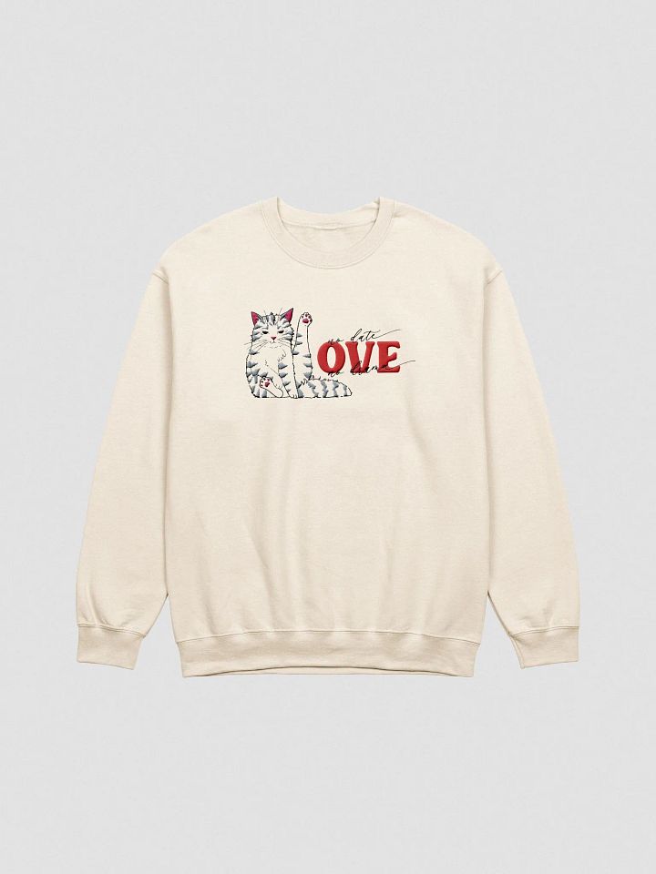 Cat Date Night - Embroidered Crewneck product image (2)