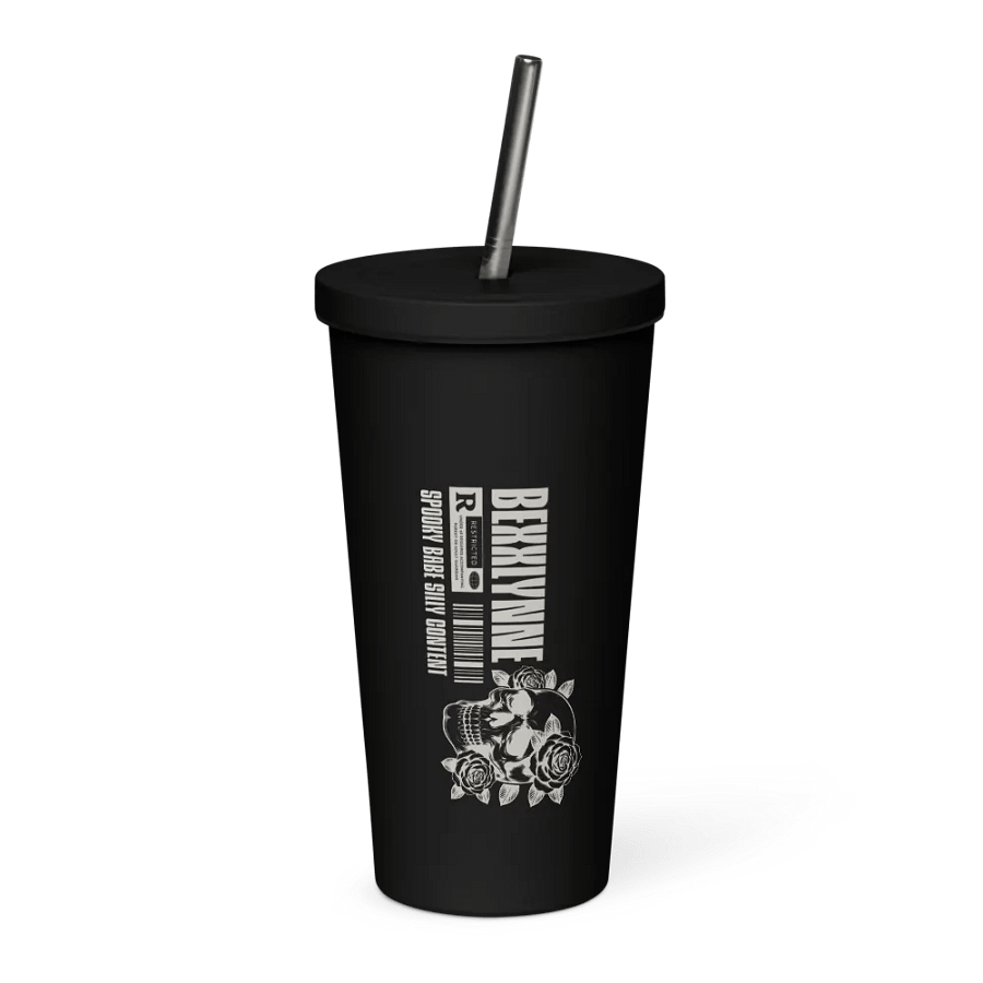 Restricted Content INSULATED TUMBLER WITH A STRAW product image (2)