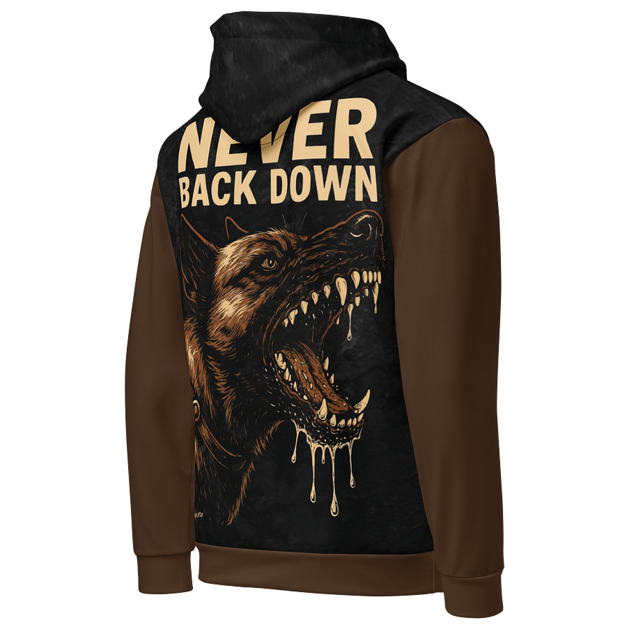 Never Back Down - Premium Adult Unisex All Over Print Hoodie product image (5)