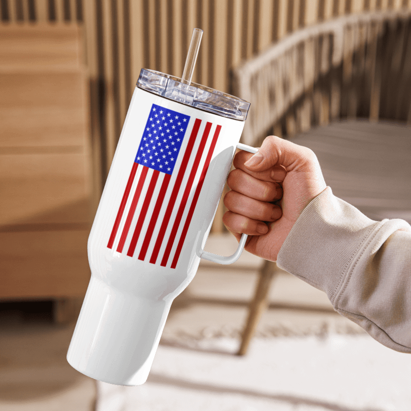 Trump Lives 40oz Travel Mug w/ Handle product image (6)