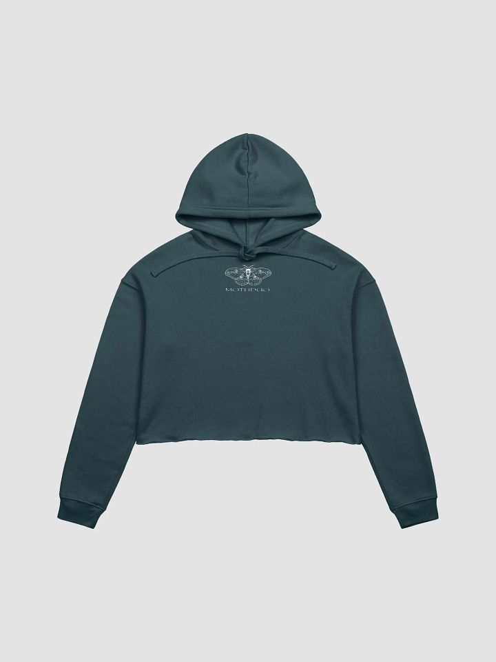 Mothduo Cropped Hoodie - White (Wings Edition) product image (1)