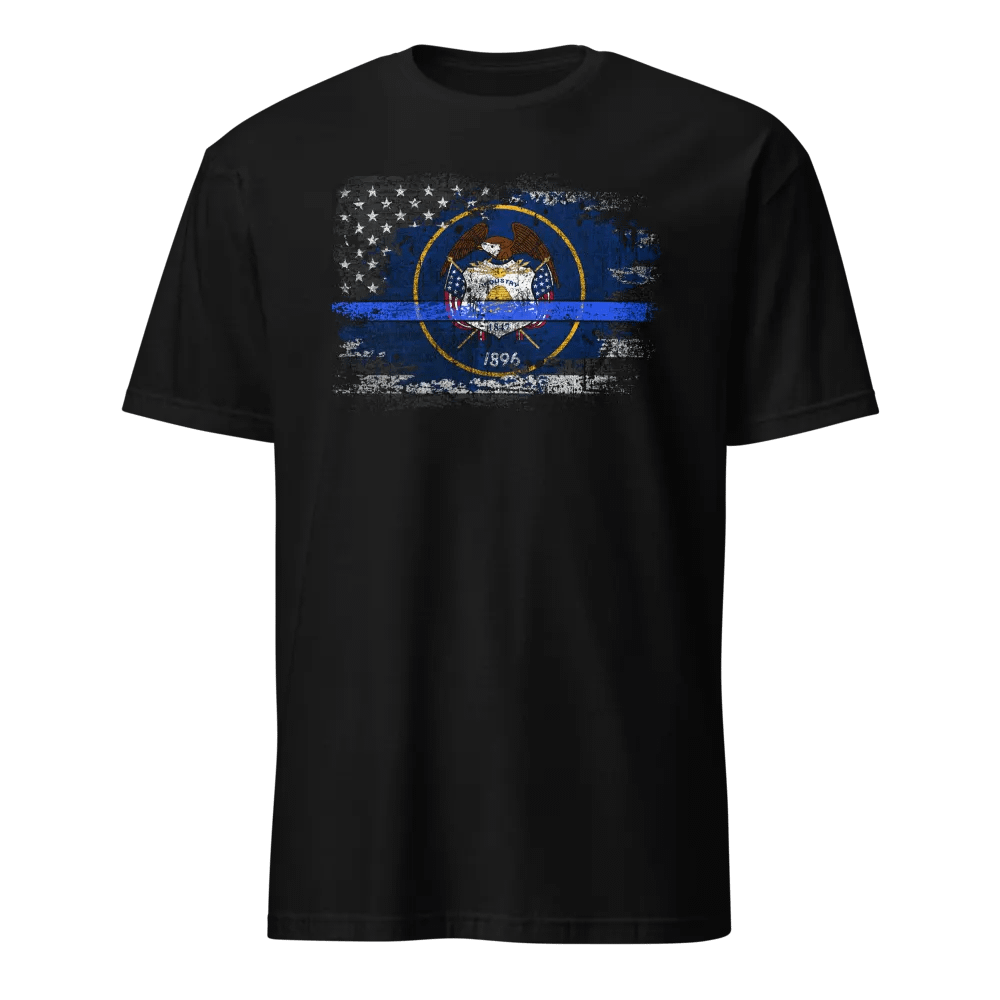 Utah Thin Blue Line Flag product image (1)