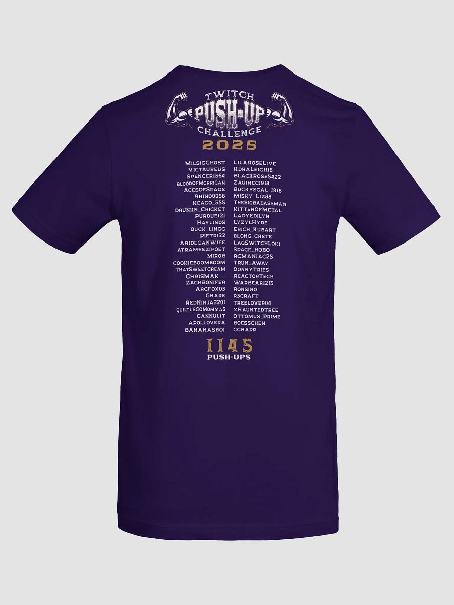 PUSH-UP CHALLENGE 2025: T-Shirt product image (31)