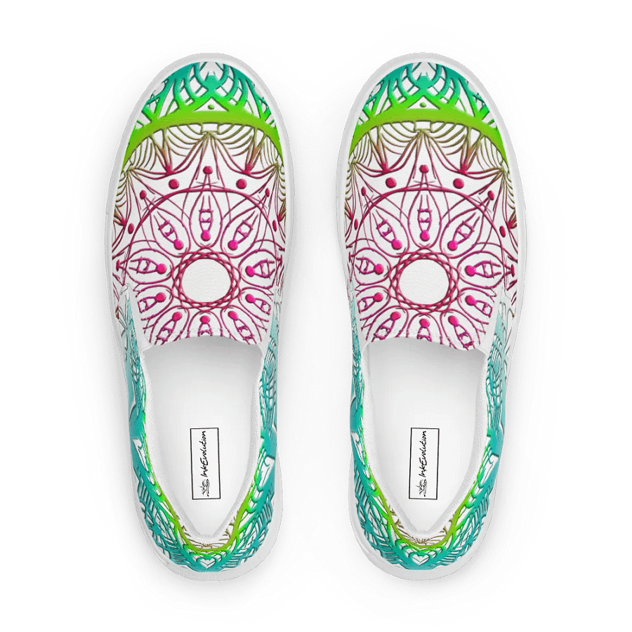 Radiant Mandala Slip-Ons product image (4)