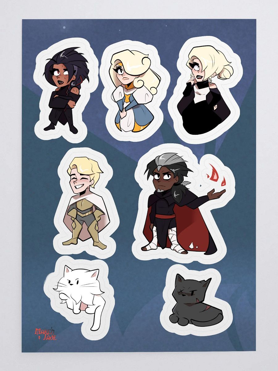 The Wrong Swan Character Sticker Sheet product image (3)