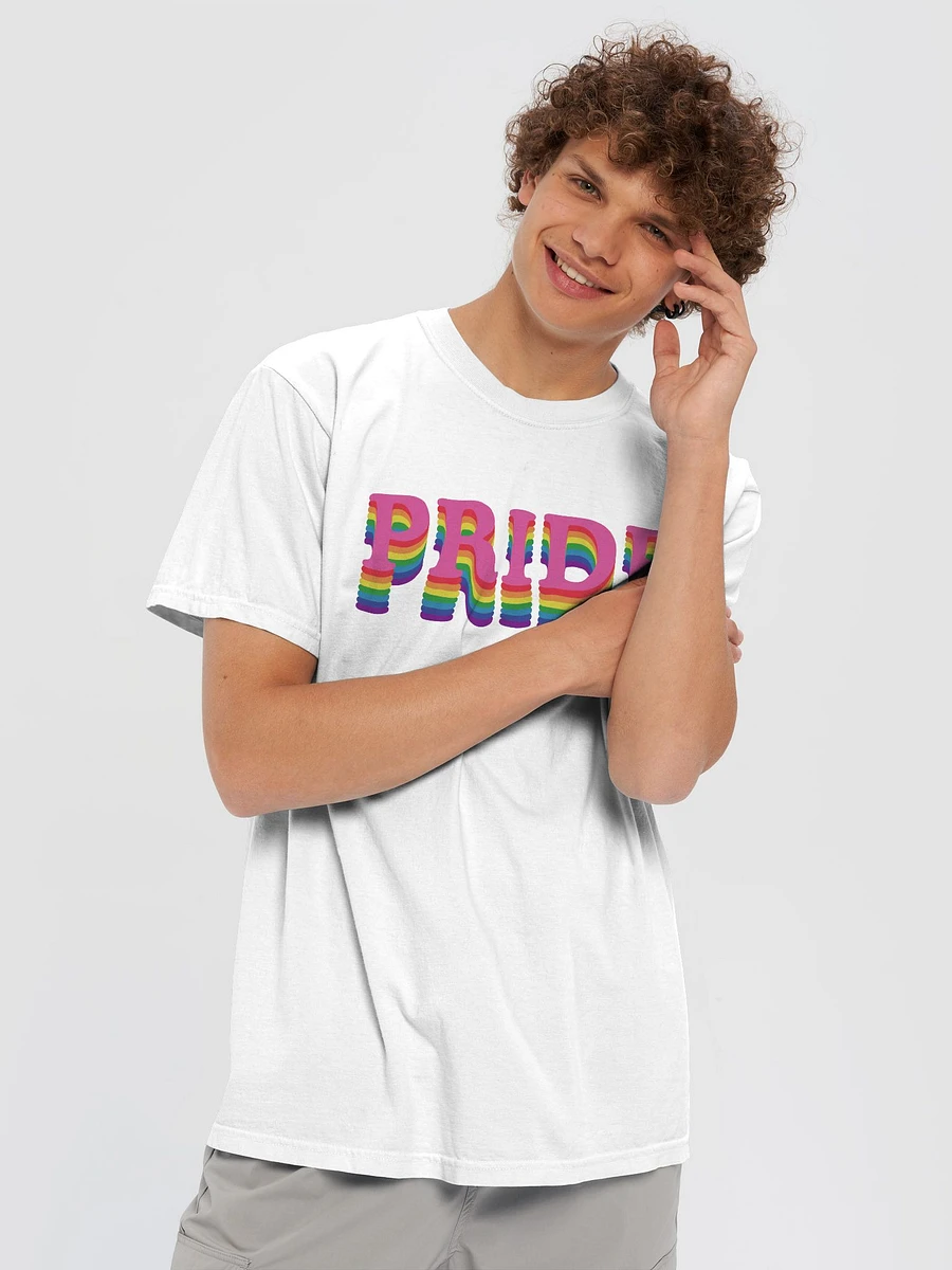 PRIDE Stacked (8-Color Rainbow) - T-Shirt product image (5)
