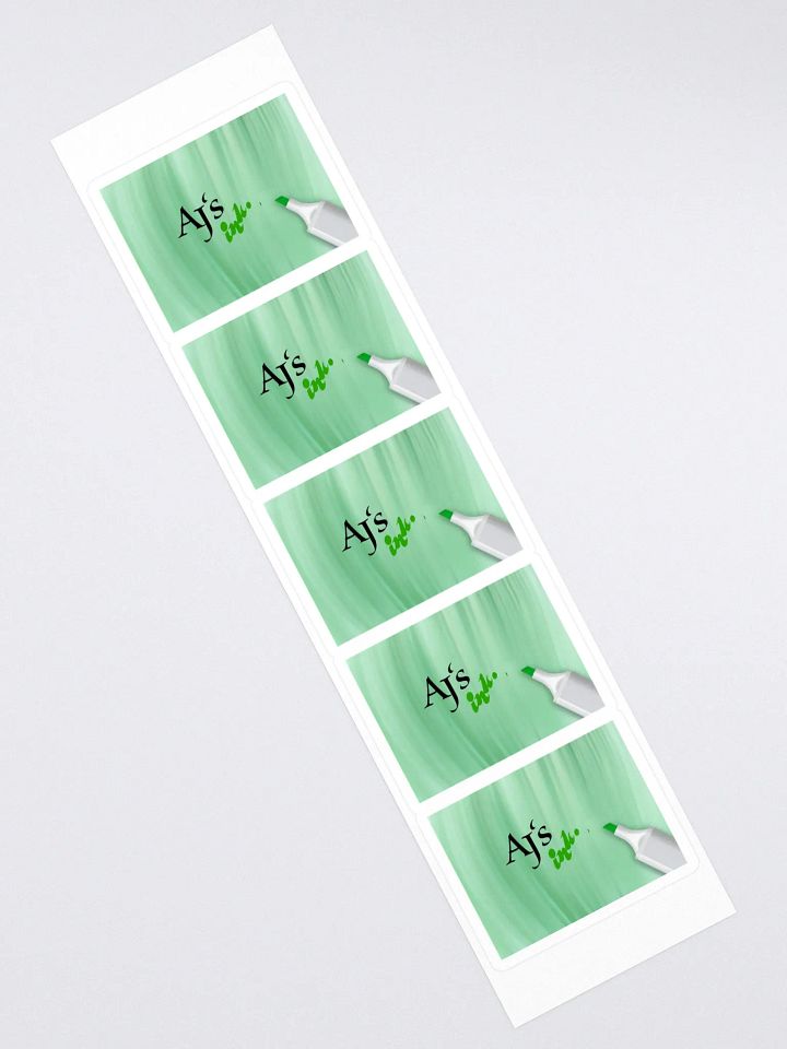 AJ's Ink Kiss Cut Stickers (Set of 5) product image (2)