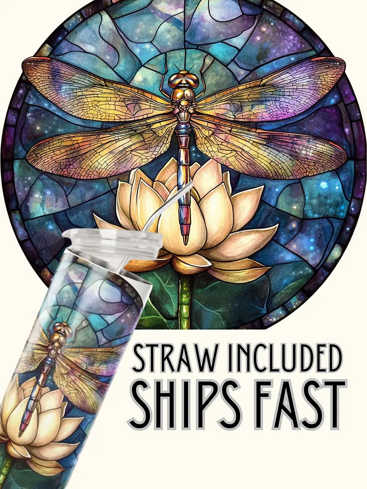 Dragonfly Dreams Stainless Steel Tumbler product image (1)