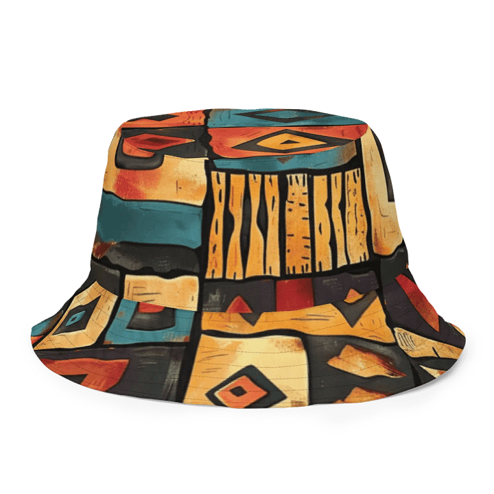 Versatile Style: African Tribal Patterns All-Over Print Reversible Bucket Hat product image (1)