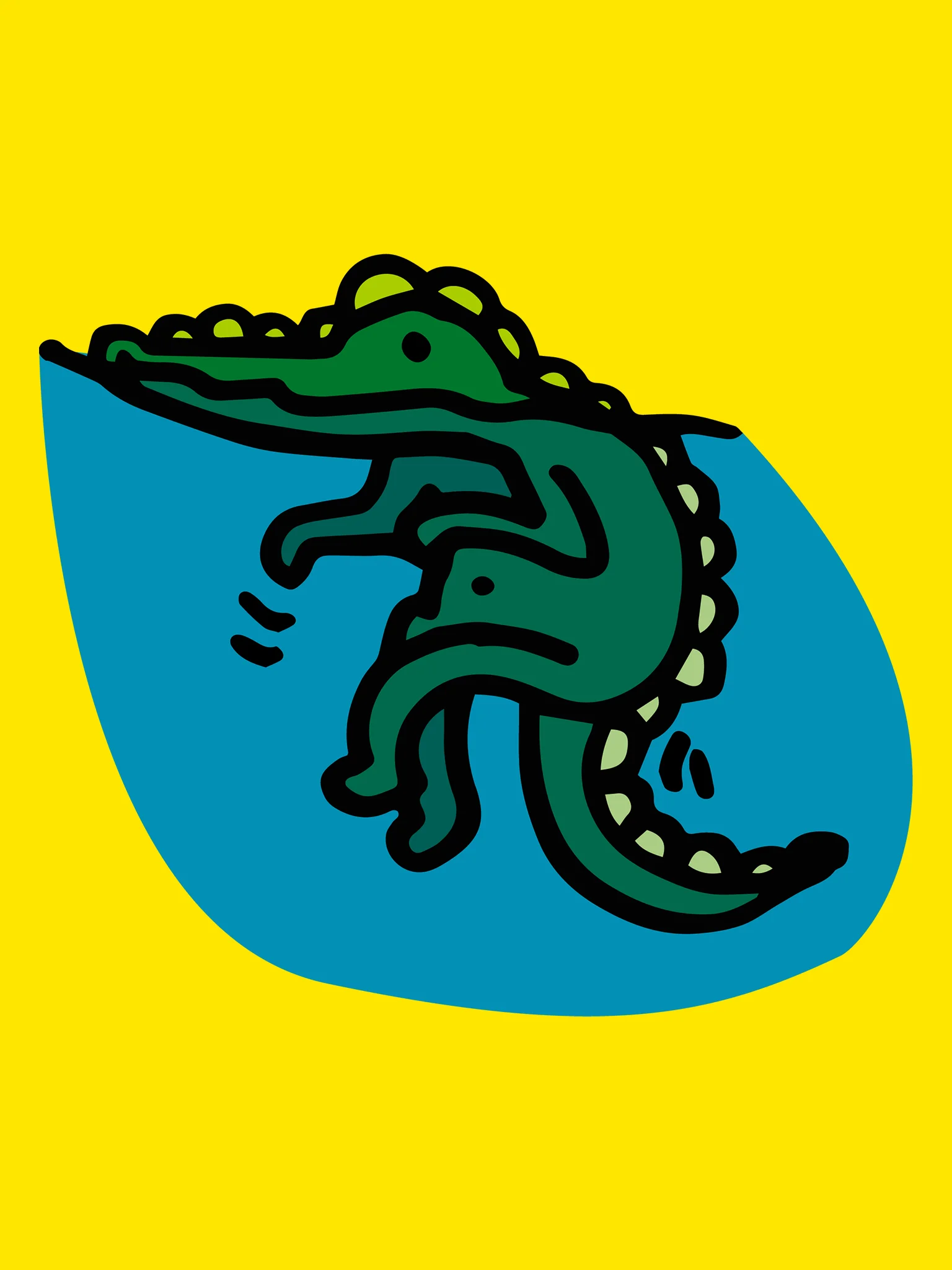 Croc Dude Sticker product image (1)