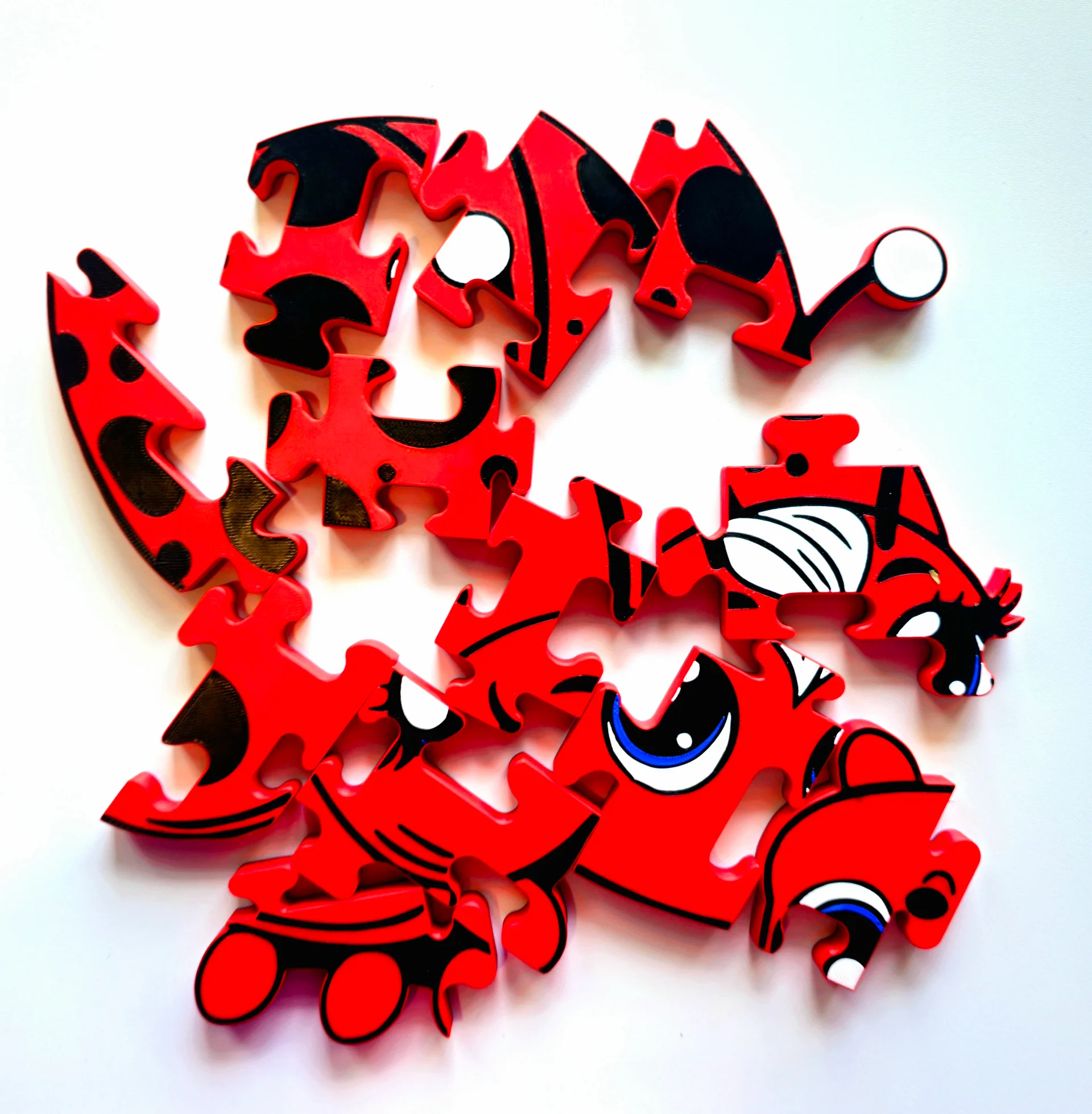 Ladybug 3D Printed Jigsaw Puzzle – A Spotty Adventure in Every Piece! product image (2)