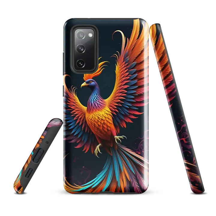 Tough Phone Case for Samsung® - Colorful Phoenix product image (1)