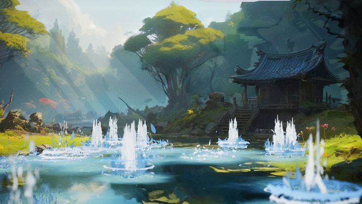 Stylized Splashes in Unreal Engine 5.4 Niagara | Download Files product image (1)