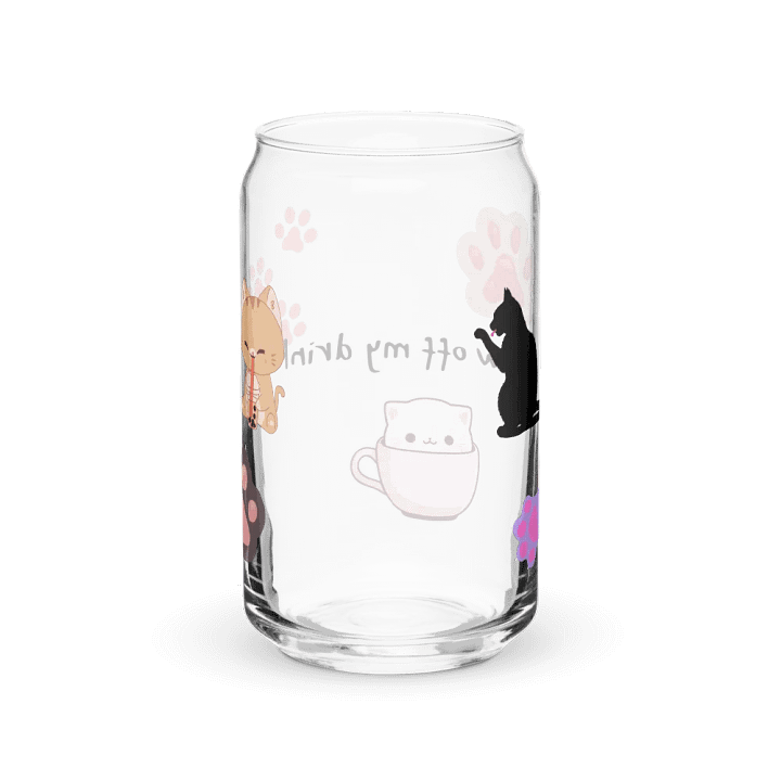 Whimsical Cat Can-Shaped Glass product image (6)
