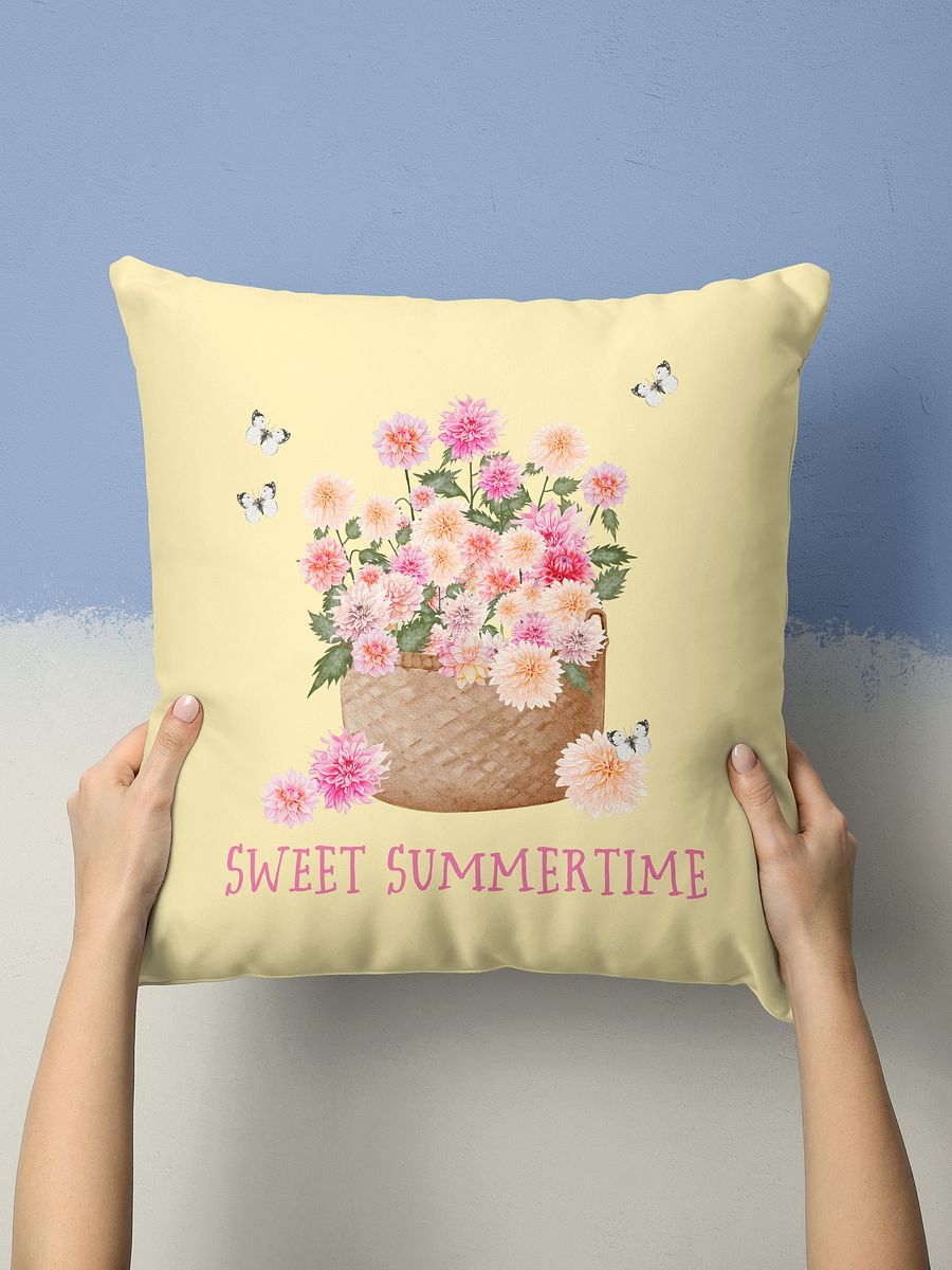DAHLIA SWEET SUMMERTIME PILLOW YELLOW product image (4)