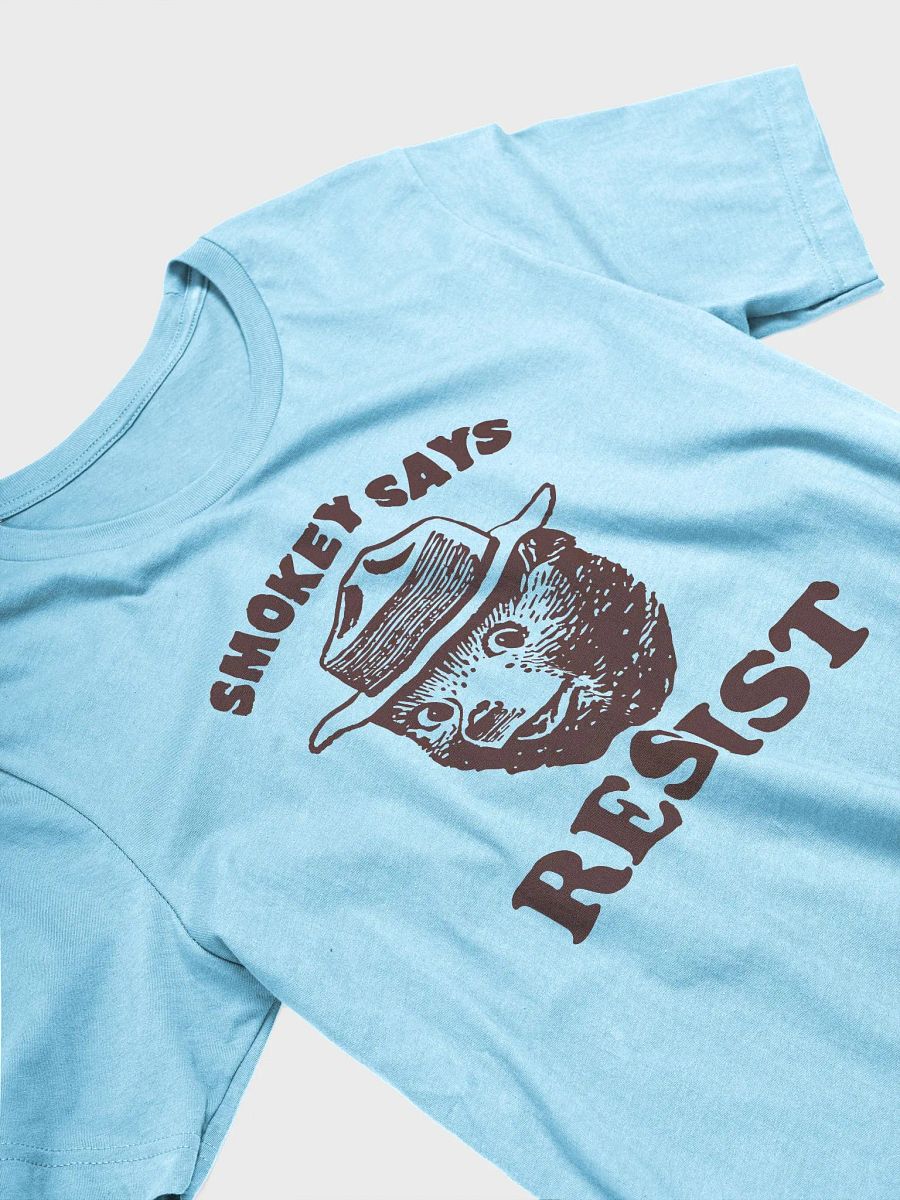 Smokey Says RESIST! Comfort Fitted T-Shirt Alt National Parks Wear Resistance Rangers product image (33)