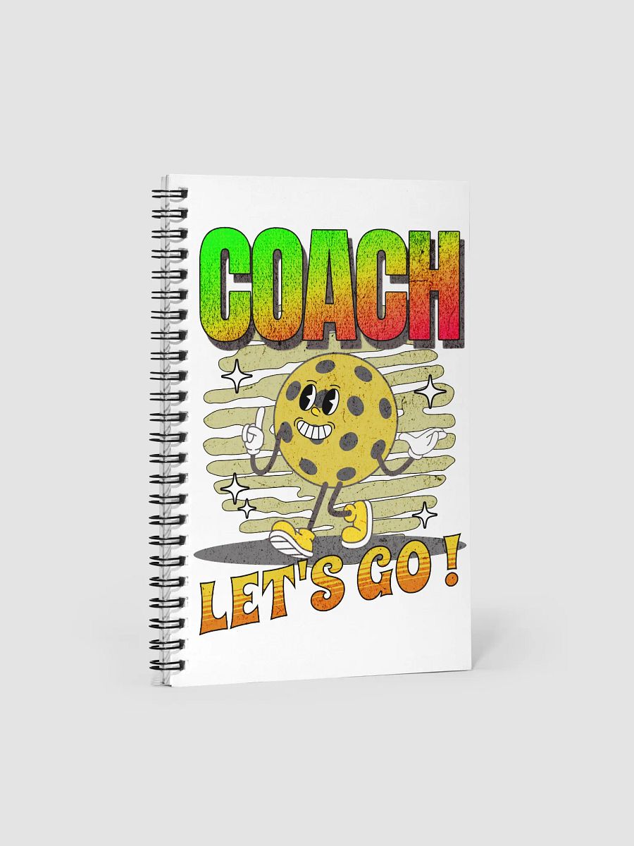 Coach Let's Go! Pickleball Spiral Notebook product image (1)