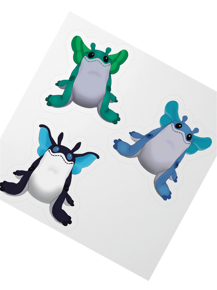 Ogopuu Plushies Sticker Pack – Palia-Inspired product image (2)