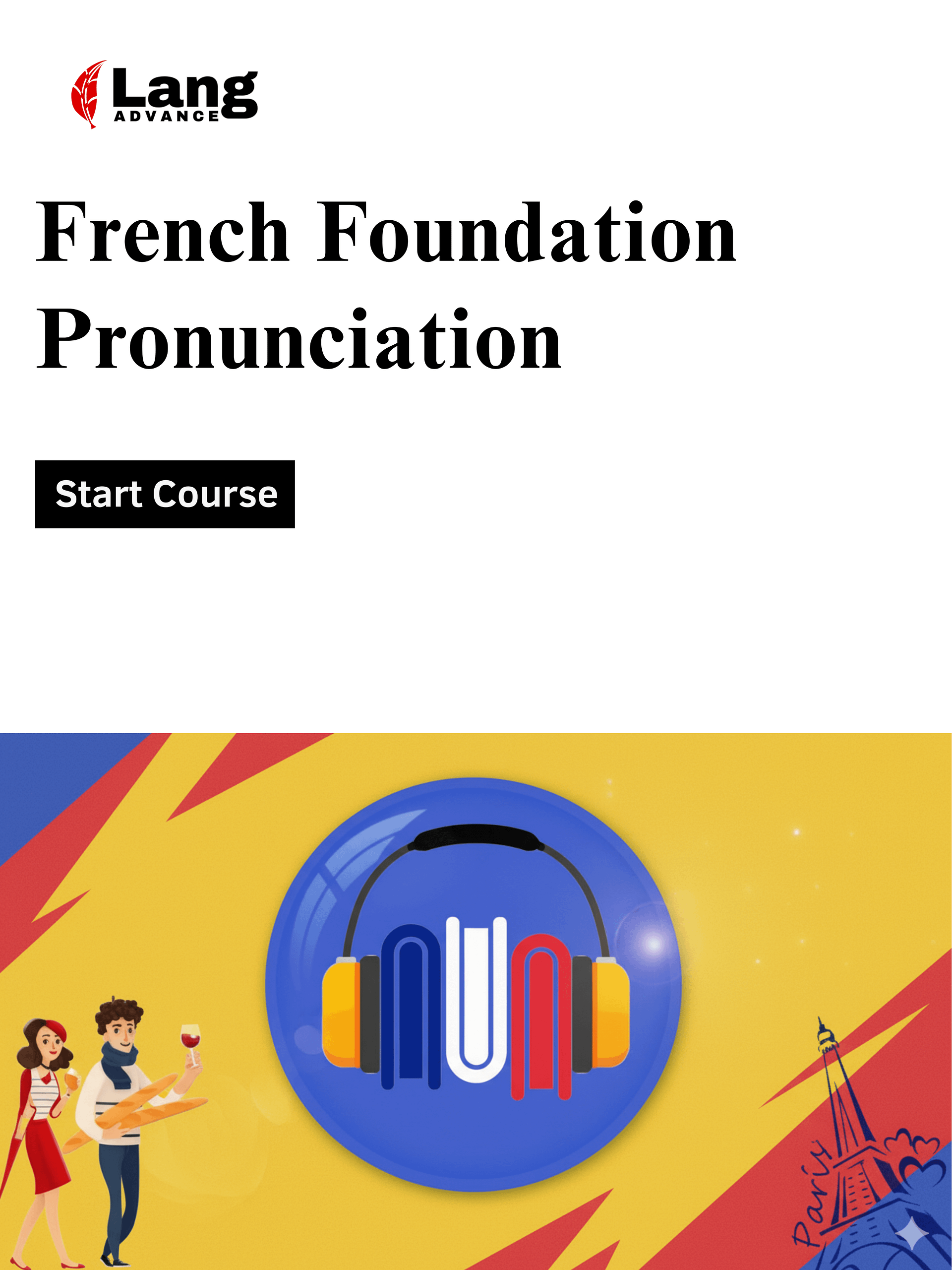 French Foundation Course with Pronunciation Techniques product image (1)