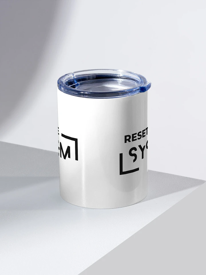 10oz stainless steel tumbler reset the system product image (1)