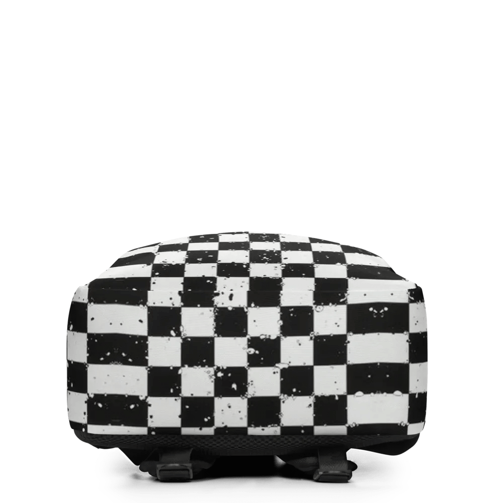 Distorted Monochrome Wave Backpack product image (4)