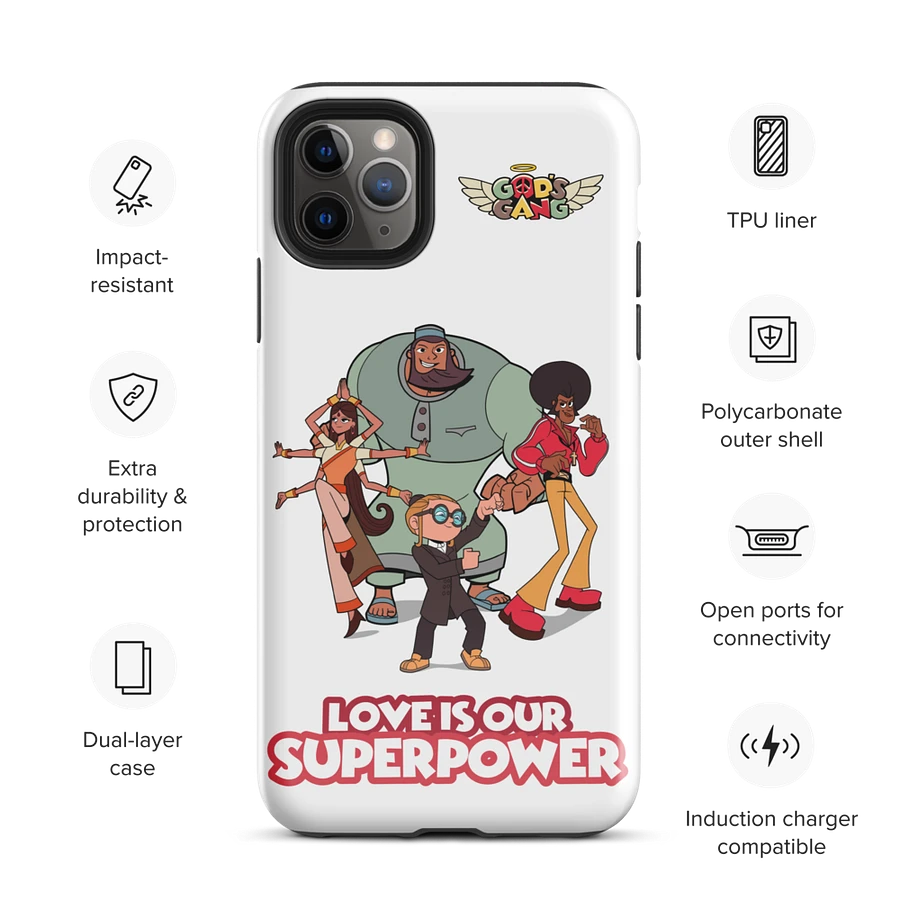 Love is Our Superpower | God’s Gang iPhone Case product image (68)