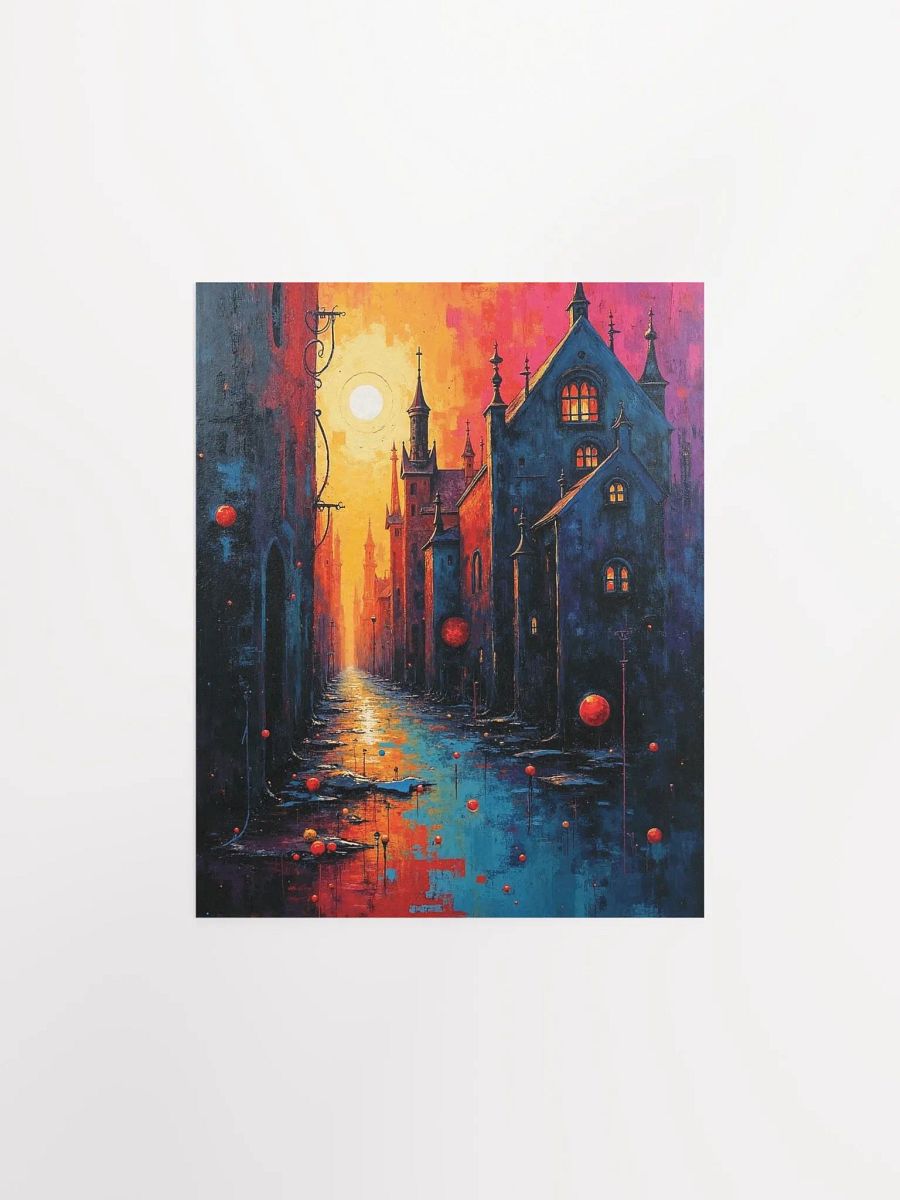 Surreal Sunset Street Poster product image (24)