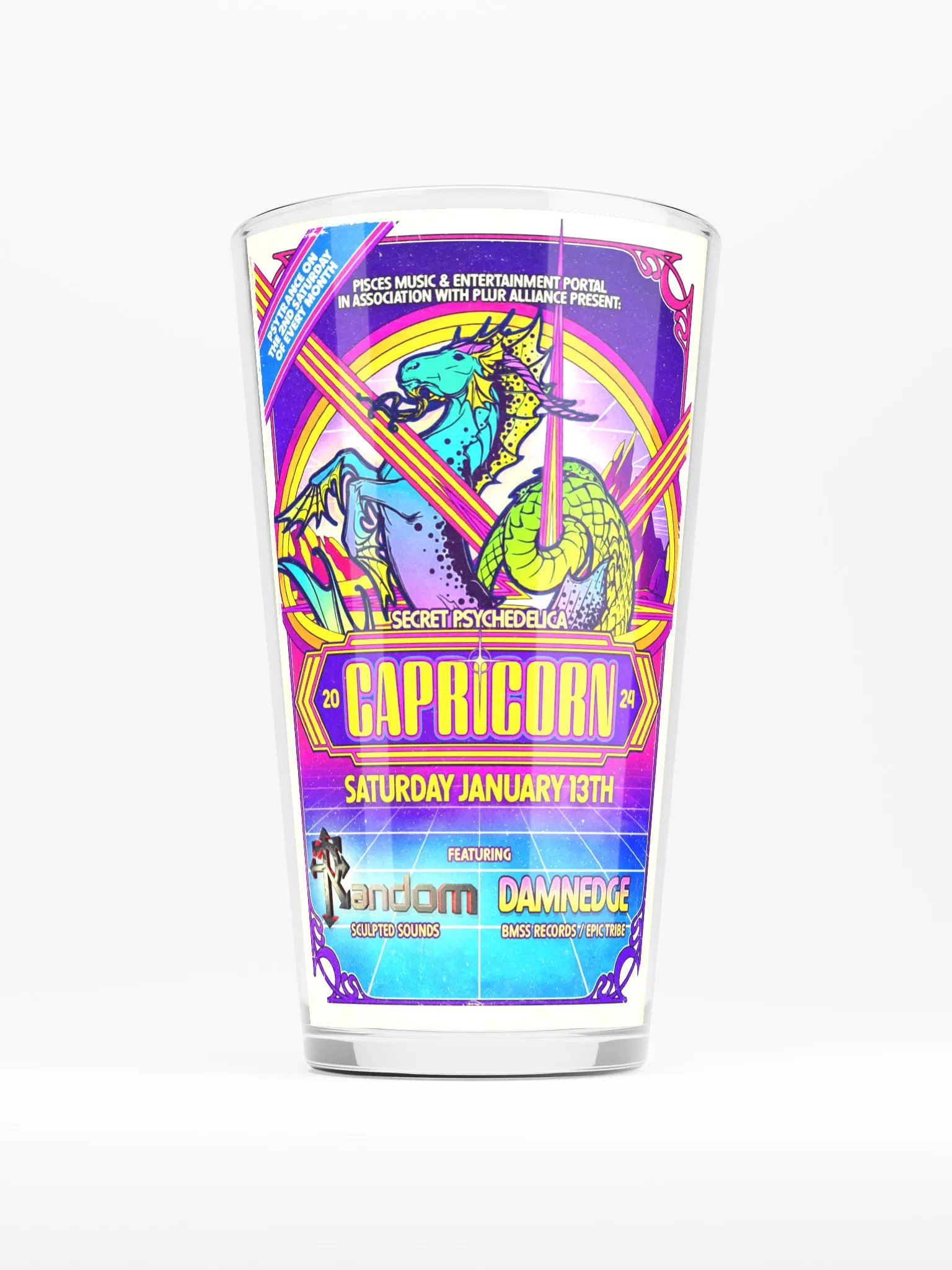 Capricorn 2024 Shaker Pint Glass product image (1)