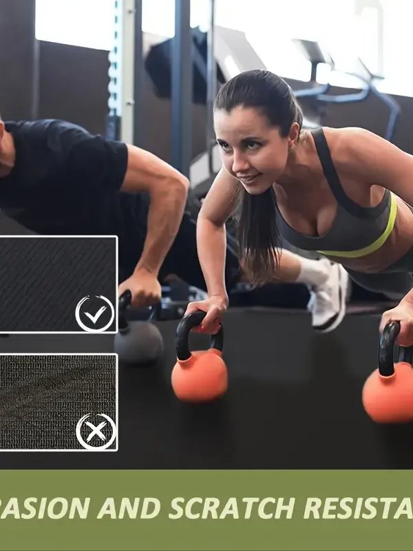 Spacious 6'X4' Exercise Mat Designed for Workouts, Suitable for Home Gym Flooring, Providing a Thick Surface for Fitness Activities. product image (3)