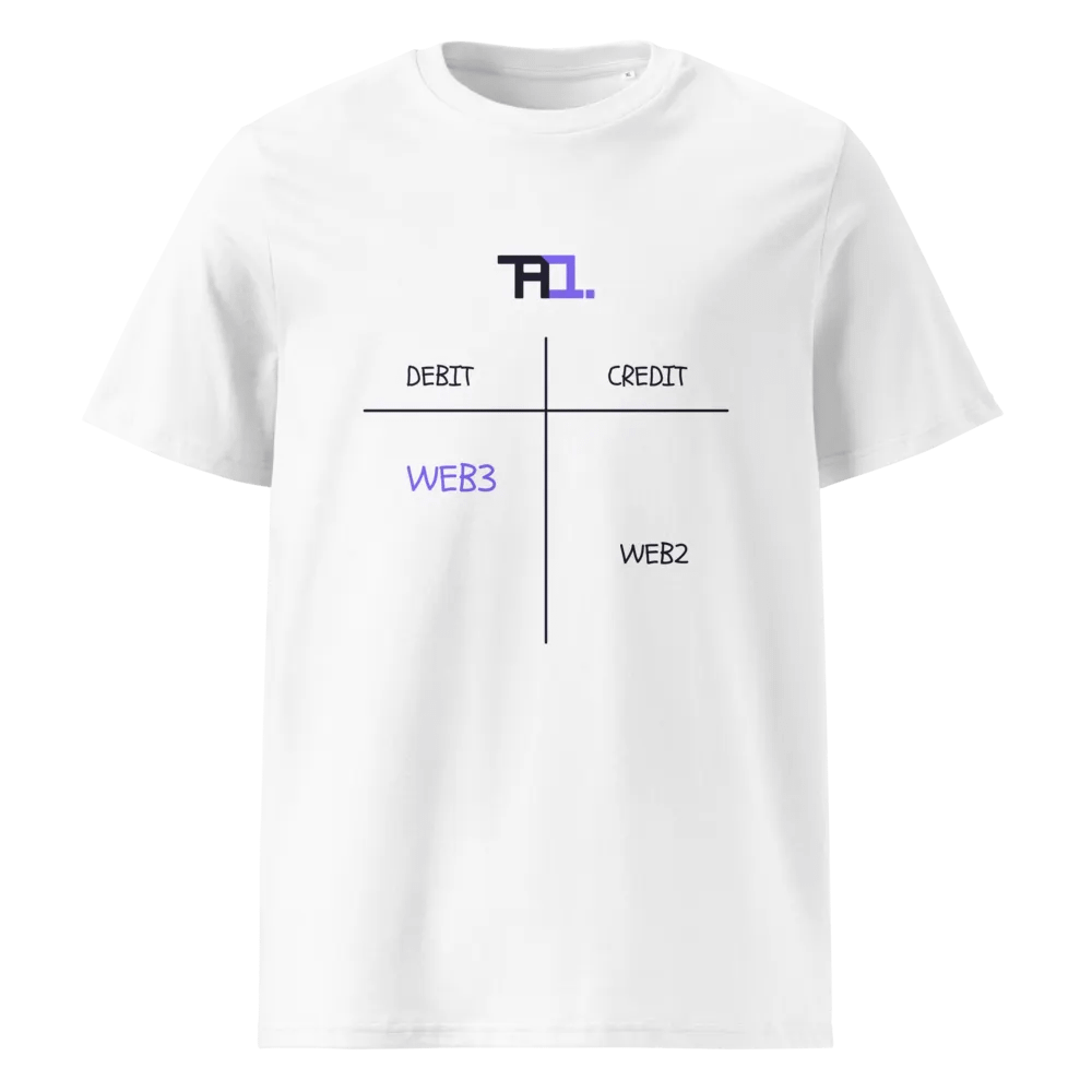 Debit Web3 | Credit Web2 Tee (Purple Edition) product image (1)